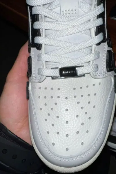 PK God Batch AMIRI Skel Top Low Whtie Black MFS003-111 review Lucas Lefrancois 02
