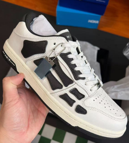 PK God Batch AMIRI Skel Top Low Whtie Black MFS003-111 review devon enriqeuz