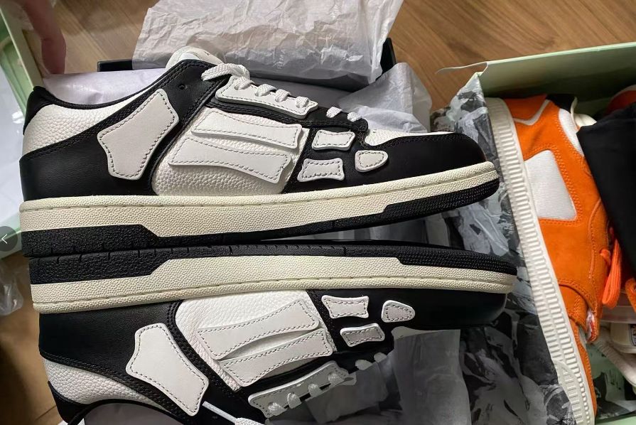 PK God Batch AMIRI Skel Top Low White Black MFS003-004 review 2