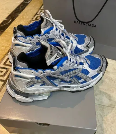 PK God Batch Balenciaga Runner White Blue review malachi james 00
