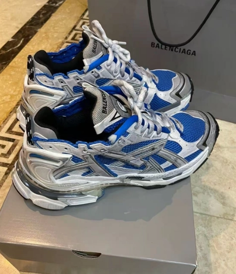 PK God Batch Balenciaga Runner White Blue review 