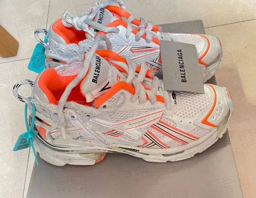 PK God Batch Balenciaga Runner White Orange 677402 W1RB2 2115 review 
