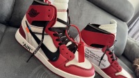PK God Batch Air Jordan 1 Retro High Off-White Chicago AA3834-101 review 1
