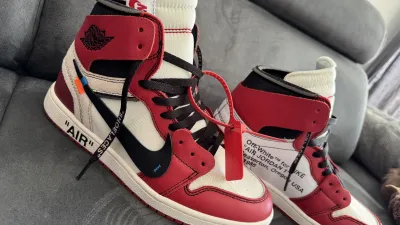 PK God Batch Air Jordan 1 Retro High Off-White Chicago AA3834-101 review Hubergames 01