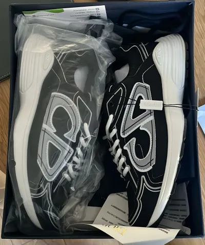 PK God Batch Dior Light Grey 'B30' Sneakers Black Coffee Color 3SN279ZND-H969 review Kari King