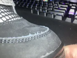 PK God Batch Air Jordan 4 White Thunder FQ8138-001 review T*** 05