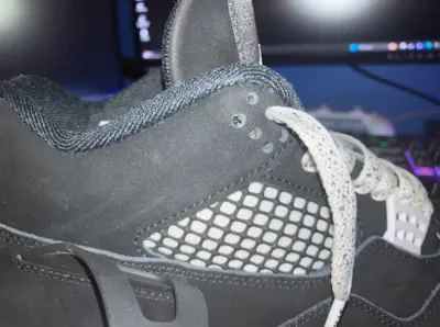 PK God Batch Air Jordan 4 White Thunder FQ8138-001 review T*** 03