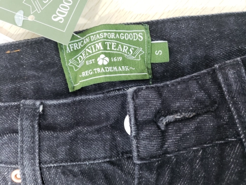 Denim Tears Jeans Shorts Black/Blue CX758615 review 