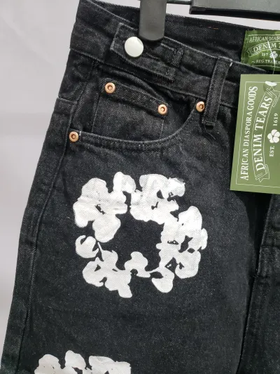 Denim Tears Jeans Shorts Black/Blue CX758615 review Darien Jerrick 02