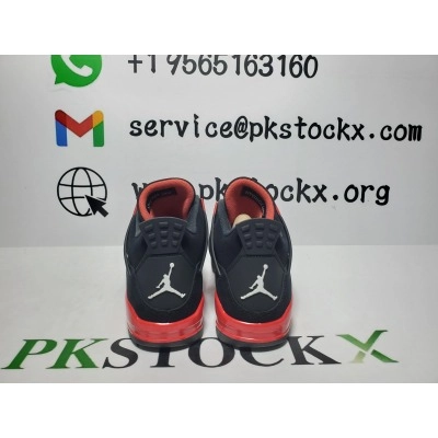 PK God Batch Air Jordan 4 Red Thunder CT8527-016 review 