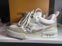 PK God Batch LOUIS VUITTON Skate Sneaker Beige White  review 0