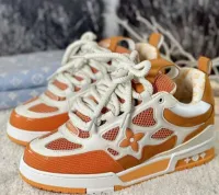 PK God Batch Louis Vuitton LV Skate Sneaker Yellow White review 1