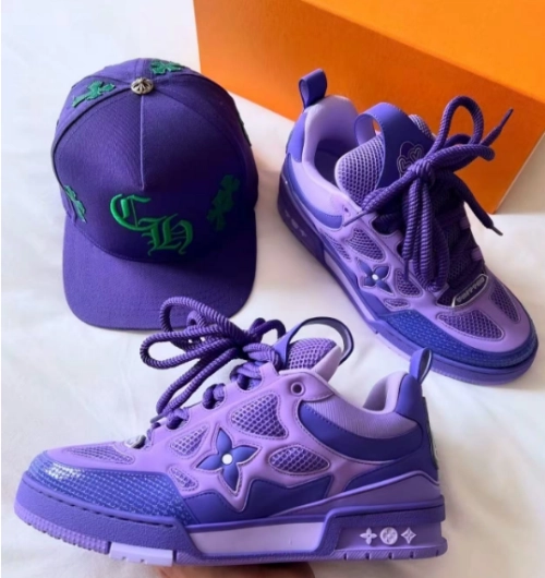 PK God Batch Louis Vuitton LV Skate Purple 1ACQN6 review 