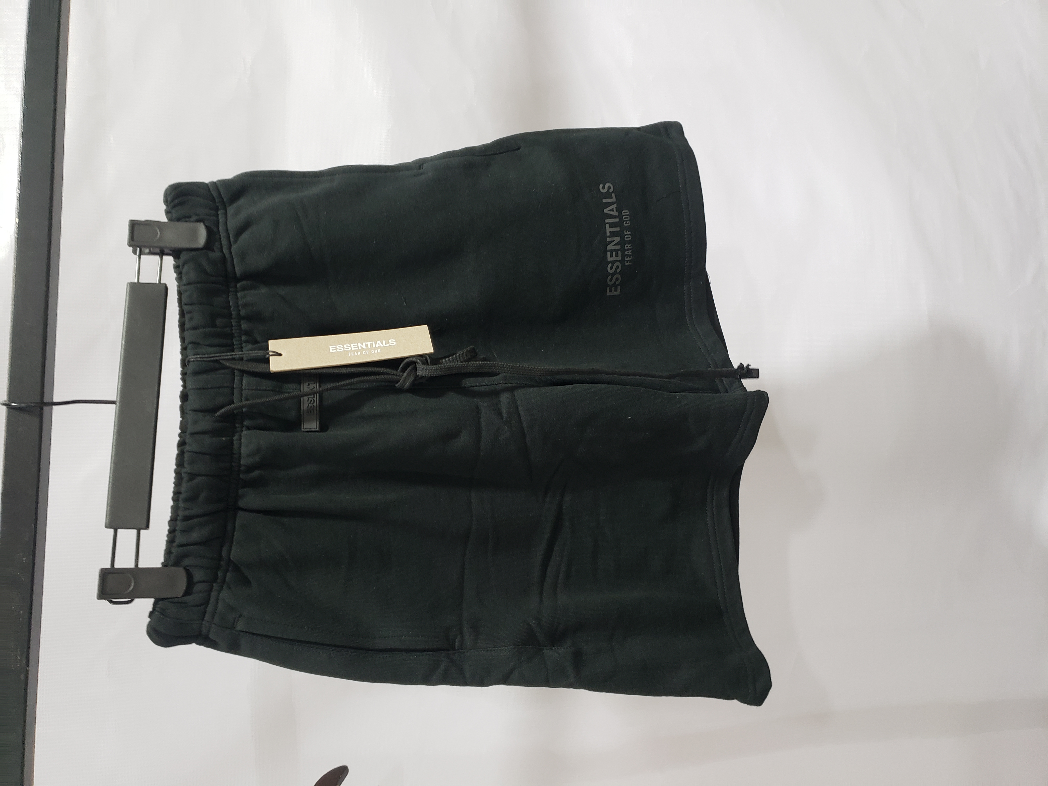Fear of God Essentials Shorts (SS21) Black/Stretch Limo review mir akers 00