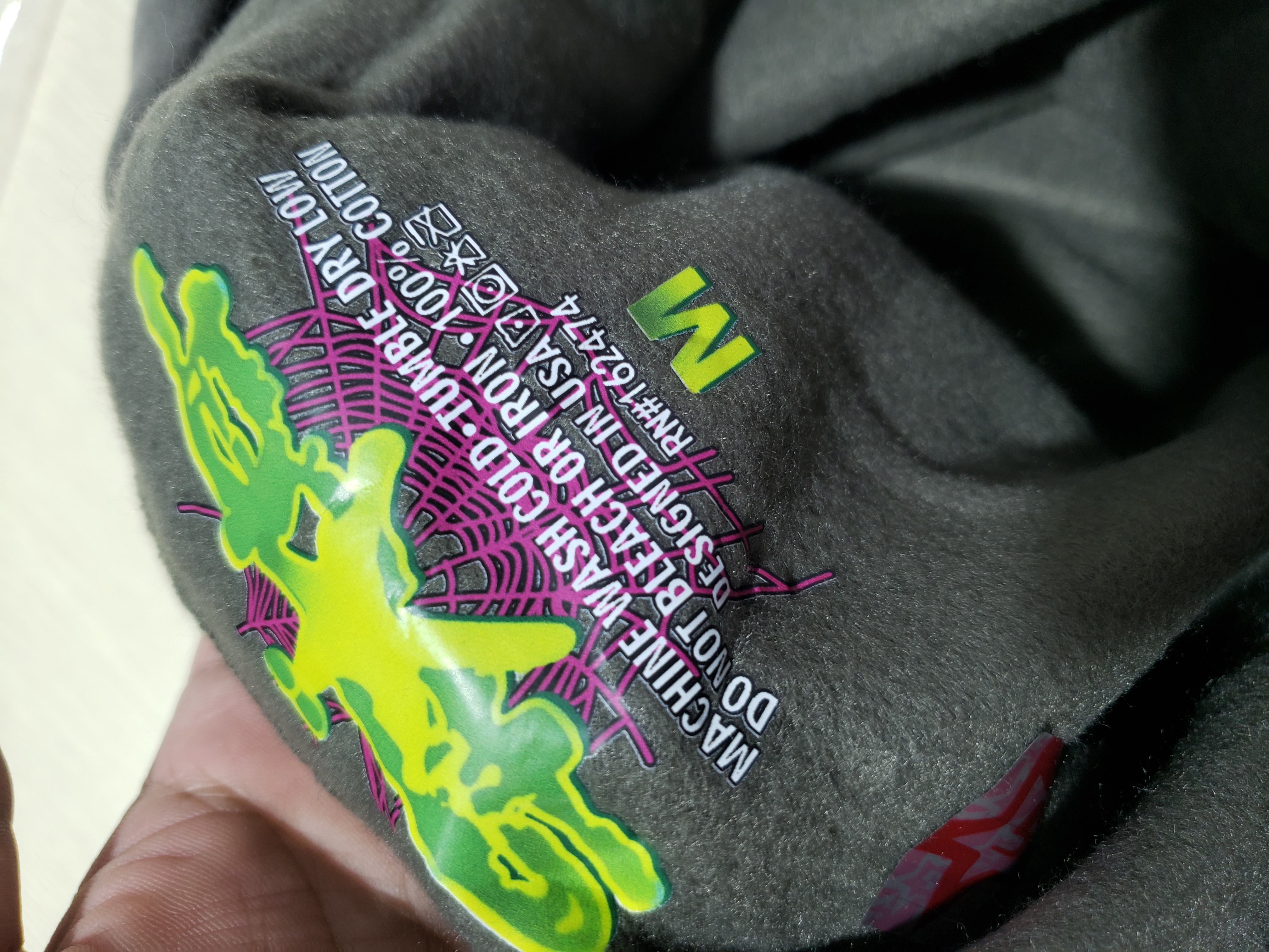 Sp5der Hoodie Grey review Kaden Miller 01