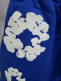 Denim Tears The Cotton Wreath Shorts Royal Blue review 2