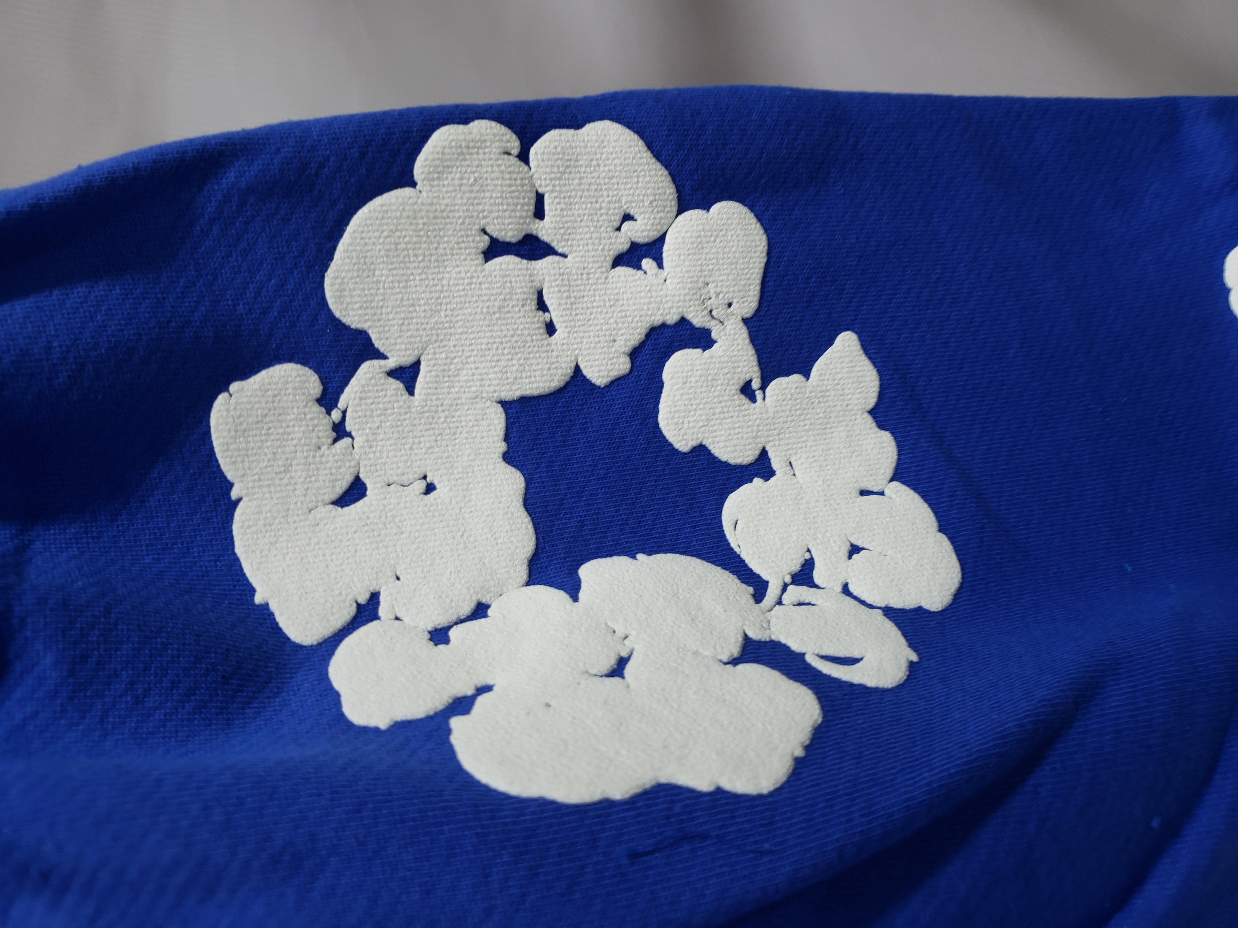 Denim Tears The Cotton Wreath Shorts Royal Blue review Uriah Kent 03