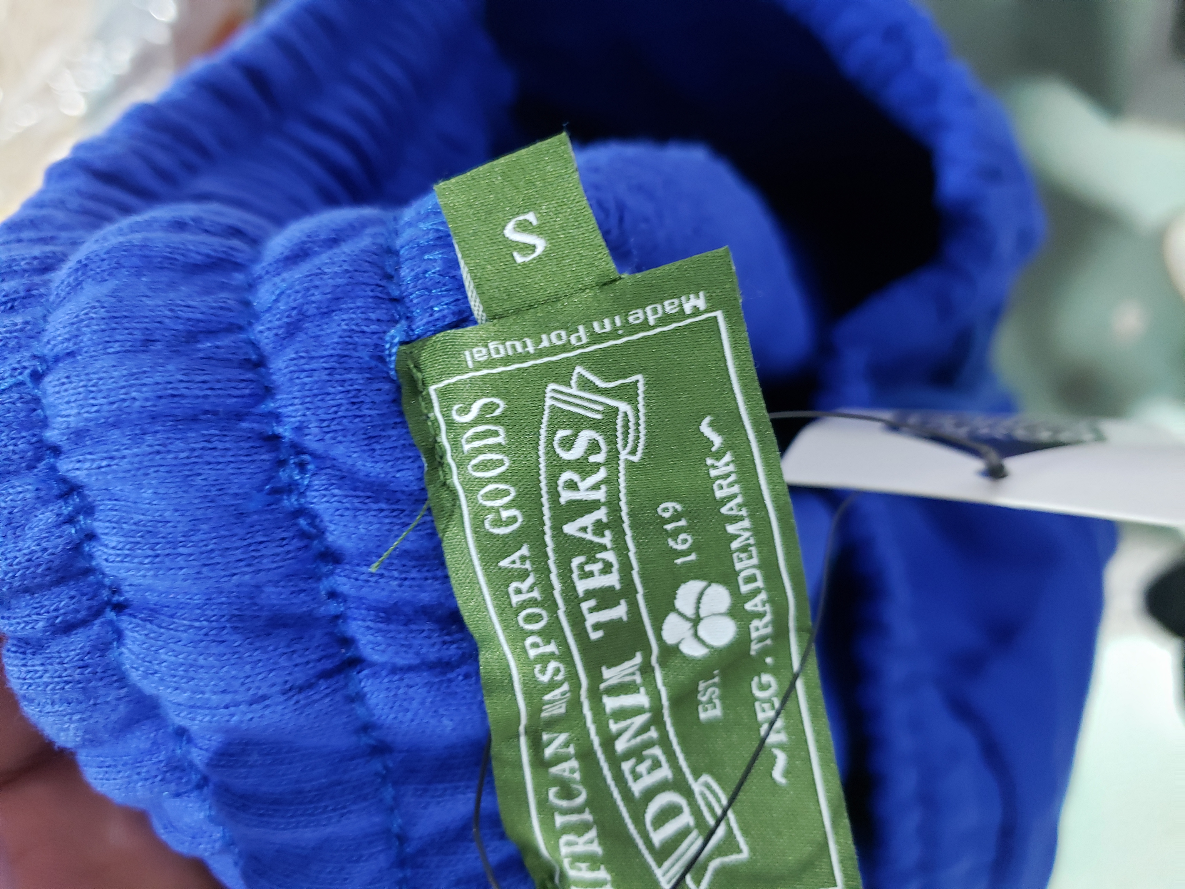 Denim Tears The Cotton Wreath Shorts Royal Blue review Uriah Kent 00