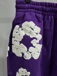 Denim Tears The Cotton Wreath Shorts Purple review 2