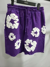 Denim Tears The Cotton Wreath Shorts Purple review 1