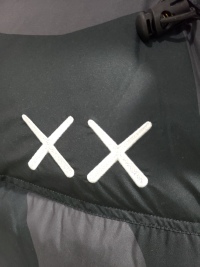 THE NORTH FACETNF X KAWS 'PROJECT X' RETRO 1996 NUPTSE JACKET review 1