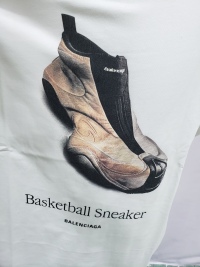 Balenciaga 25ss shoes print short sleeve review 1