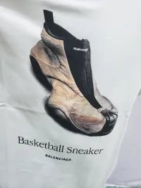 Balenciaga 25ss shoes print short sleeve review 1