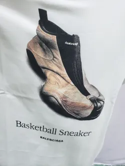 Balenciaga 25ss shoes print short sleeve review Kayden Pena 02