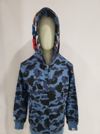 BAPE COLOR CAMO SHARK ZIP HOODIE NAVY 4580793329572 review 0