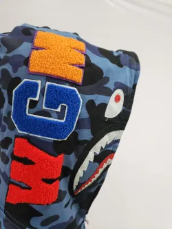 BAPE COLOR CAMO SHARK ZIP HOODIE NAVY 4580793329572 review Jorge Mora 02