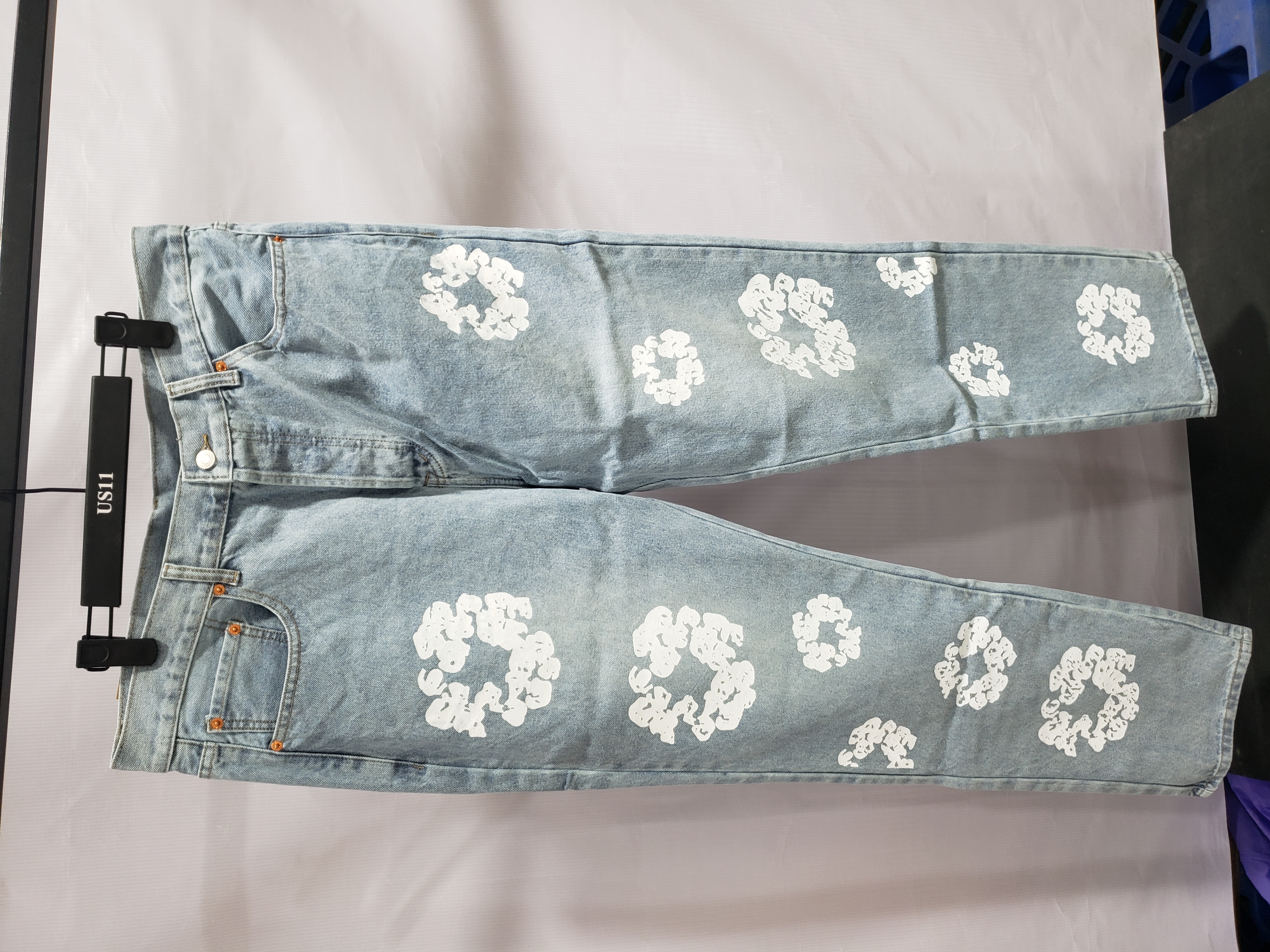 DENIM TEARS THE COTTON WREATH JEAN LIGHT WASH review whn polo 01