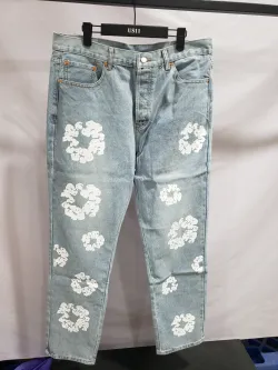 DENIM TEARS THE COTTON WREATH JEAN LIGHT WASH review whn polo 01