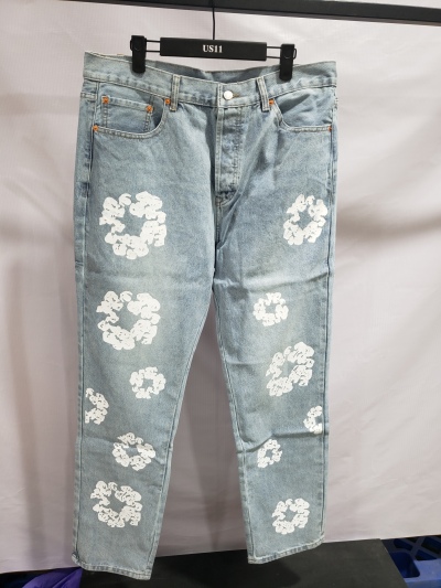 DENIM TEARS THE COTTON WREATH JEAN LIGHT WASH review whn polo 00