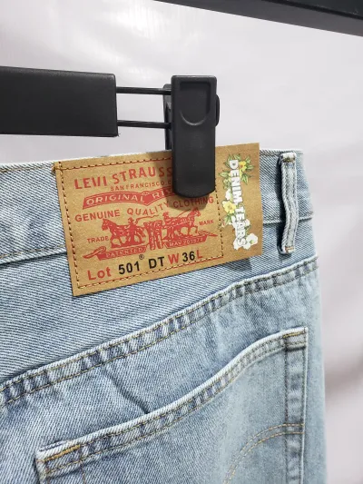 DENIM TEARS THE COTTON WREATH JEAN LIGHT WASH review whn polo 02