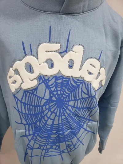 Sp5der Hoodie Sky Blue review Jacob Webb 02