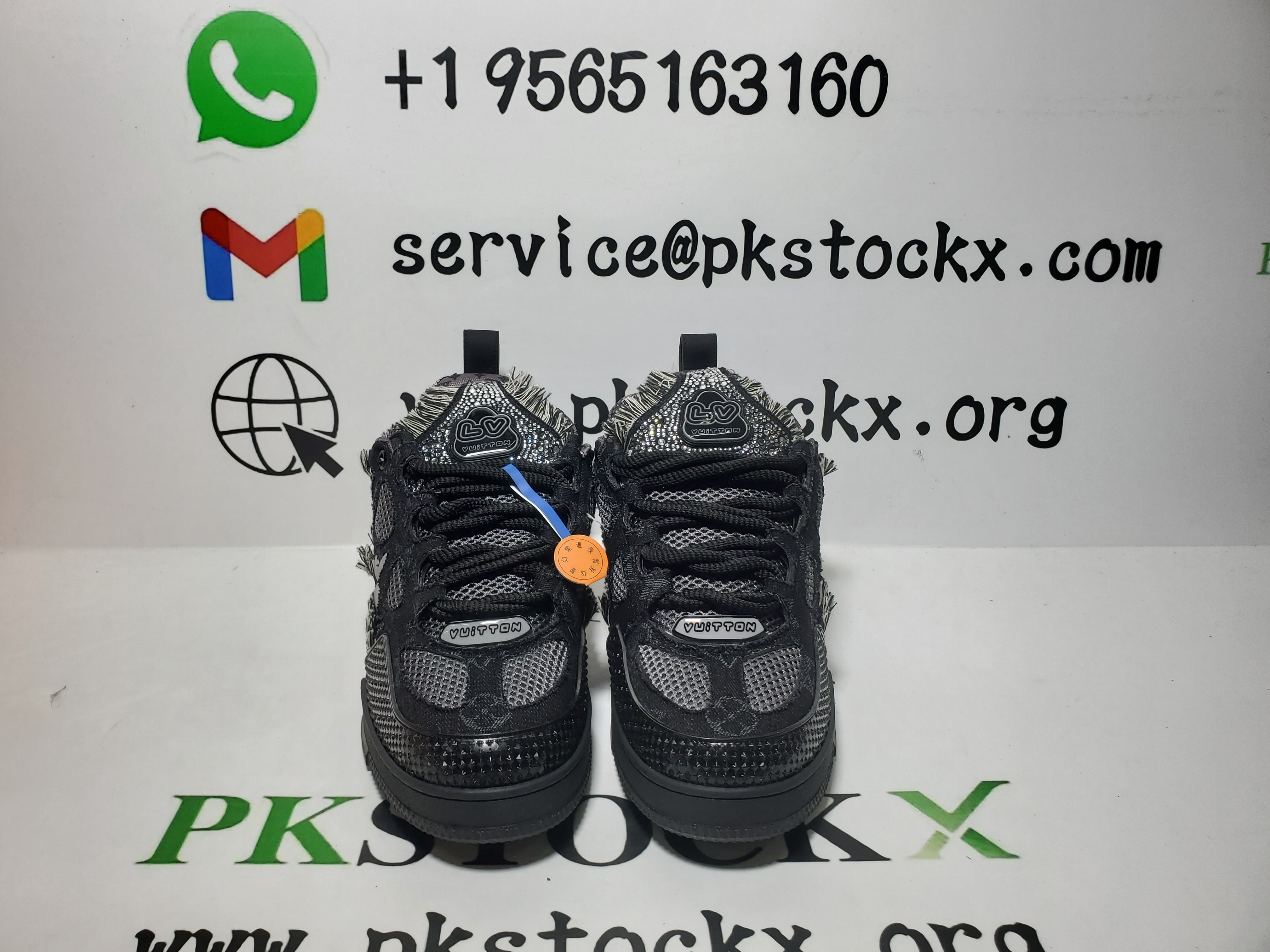 PK God Batch LOUIS VUITTON Swarovski™ crystals Skate Sneakers review Ashley Stanbury 01