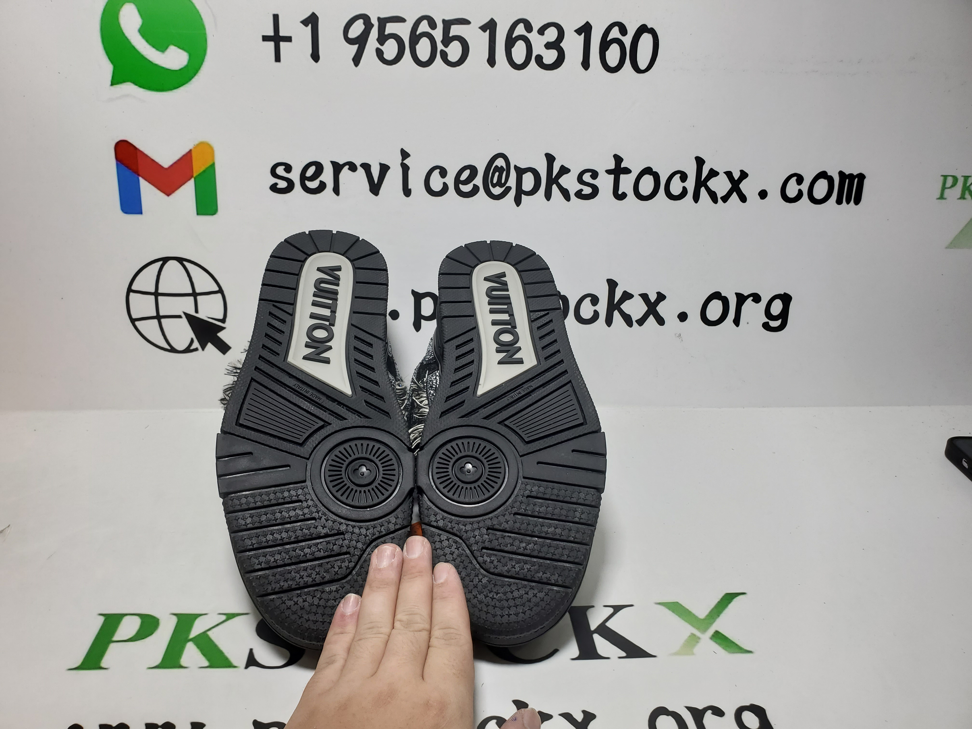 PK God Batch LOUIS VUITTON Swarovski™ crystals Skate Sneakers review Ashley Stanbury 02