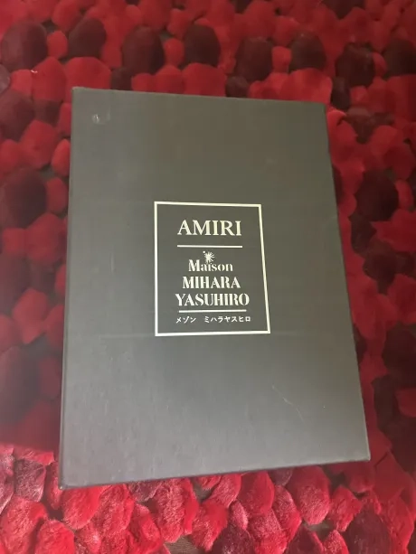 PK God Batch AMIRI MMY Bones x Maison MIHARA YASUHIRO Black review 