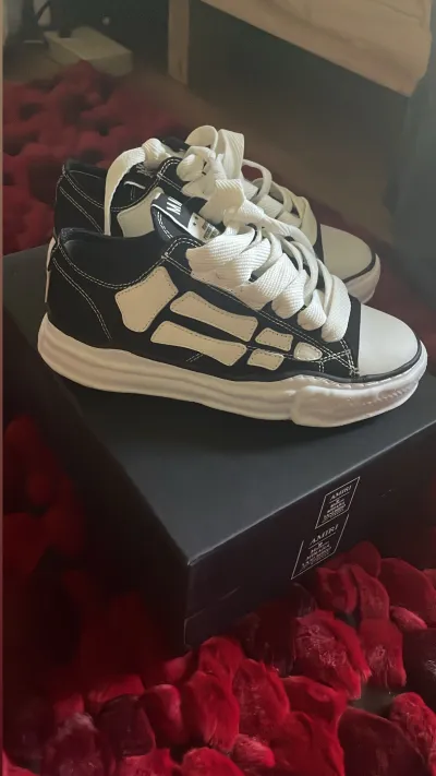 PK God Batch AMIRI MMY Bones x Maison MIHARA YASUHIRO Black review E*** 01