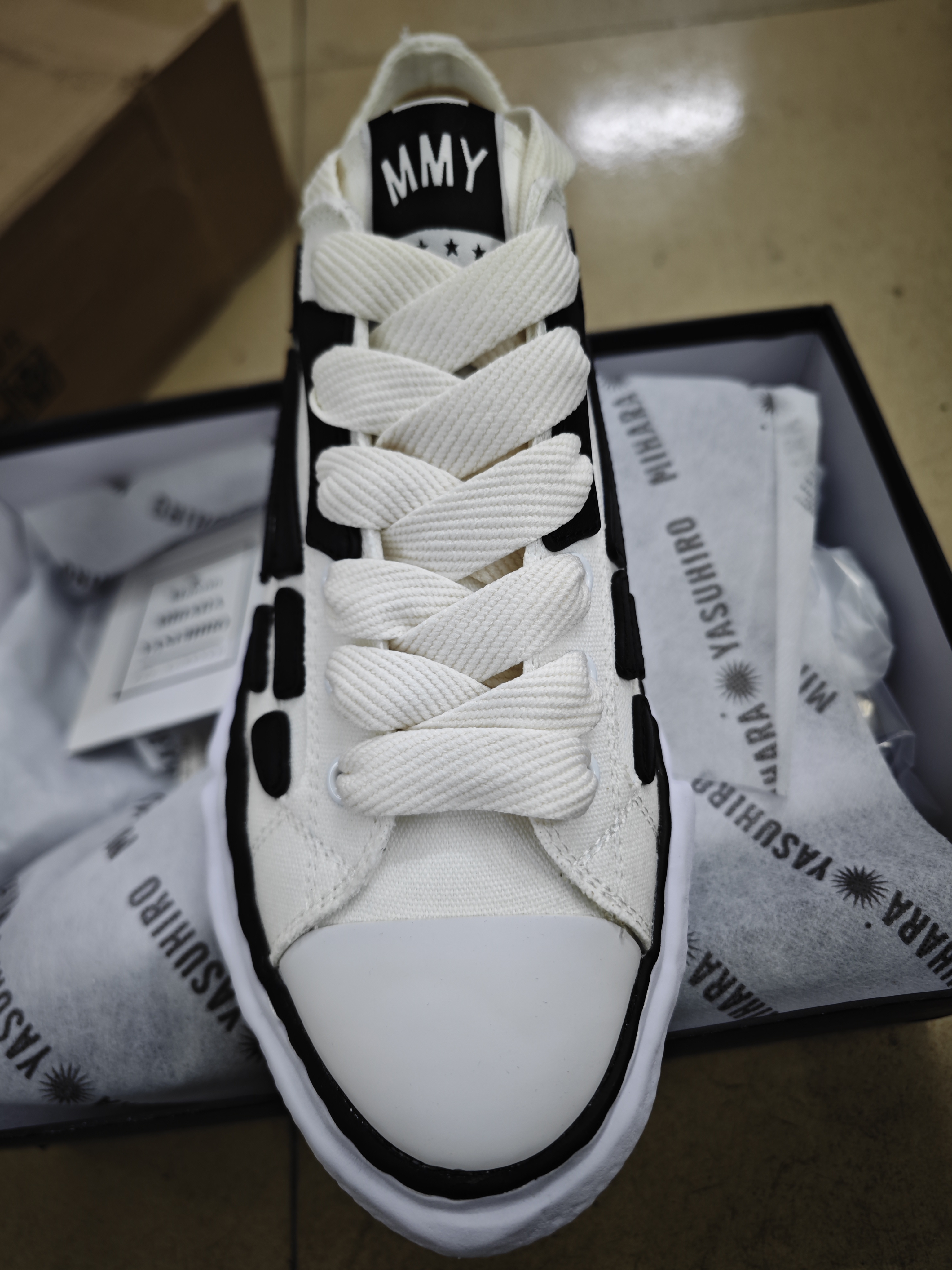 PK God Batch AMIRI MMY Bones x Maison MIHARA YASUHIRO Alabaster review G*** 00