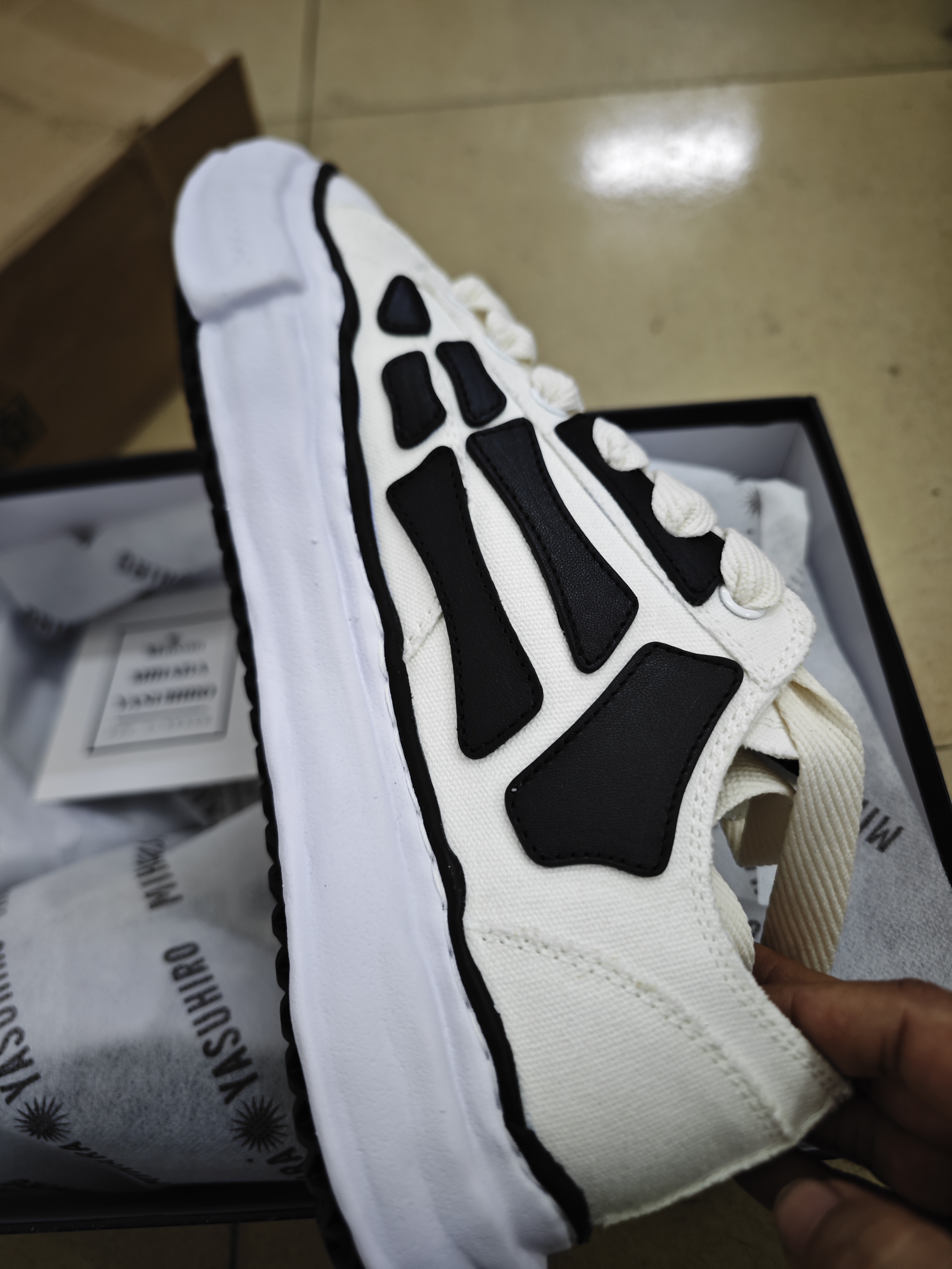 PK God Batch AMIRI MMY Bones x Maison MIHARA YASUHIRO Alabaster review G*** 02