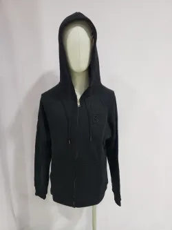 Burberry Zip Up Hoodie With Check Hood Black/Brich Brown review Kaden Miller 02