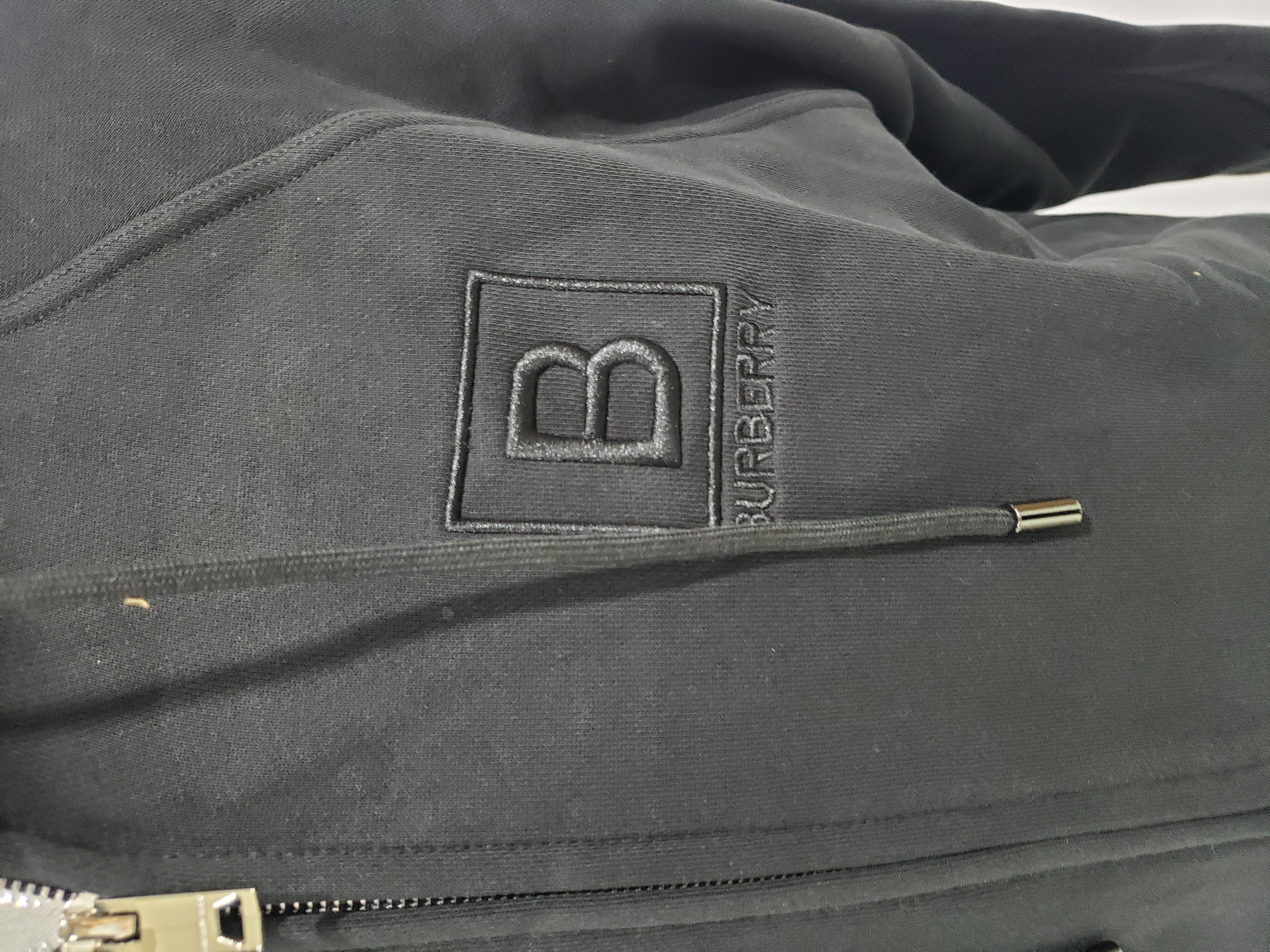 Burberry Zip Up Hoodie With Check Hood Black/Brich Brown review Kaden Miller 02