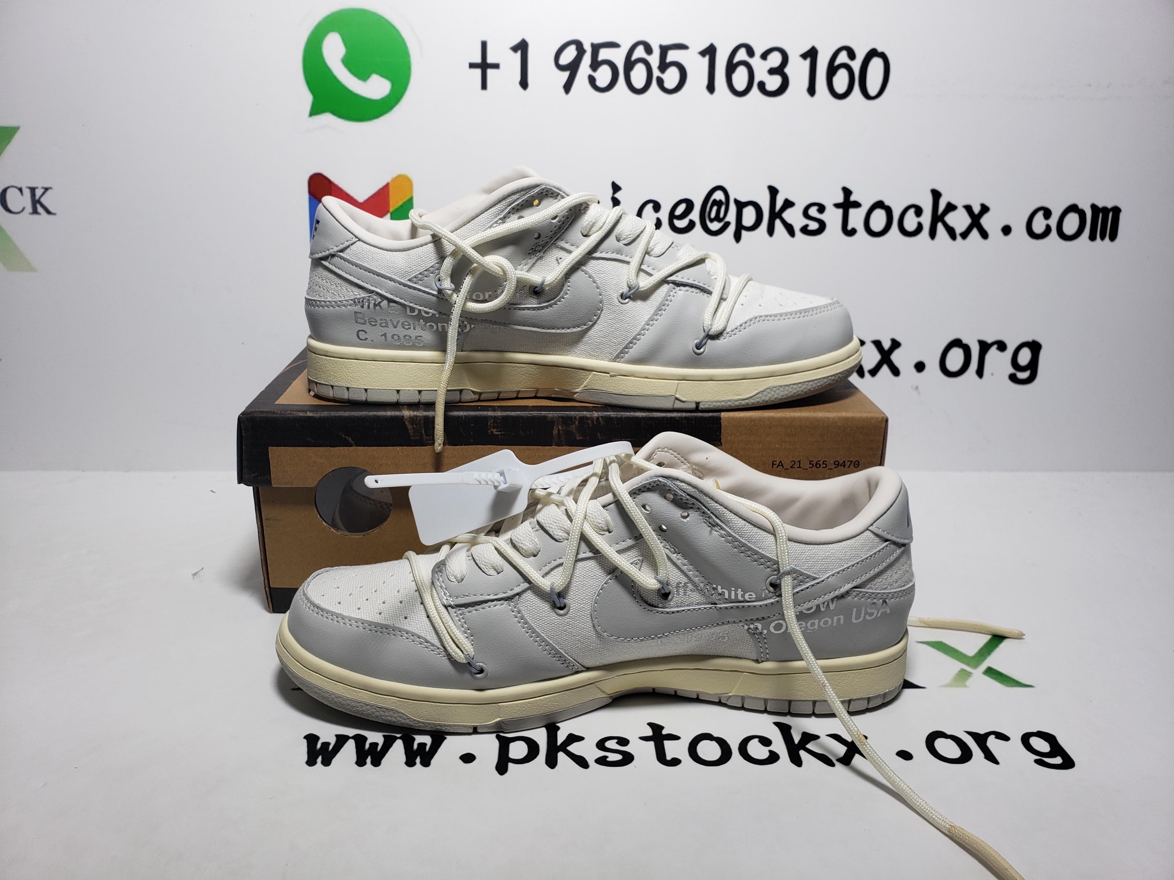 PK God Batch OFF WHITE x Nike Dunk SB Low The 50 NO.49 DM1602-123 review 3