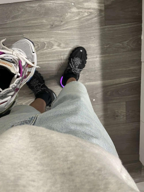 PK God Batch Balenciaga Runner Silver Purple review 