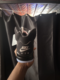 PK God Batch Air Jordan 5 Retro OG Black Metallic Reimagined HF3975-001 review 2