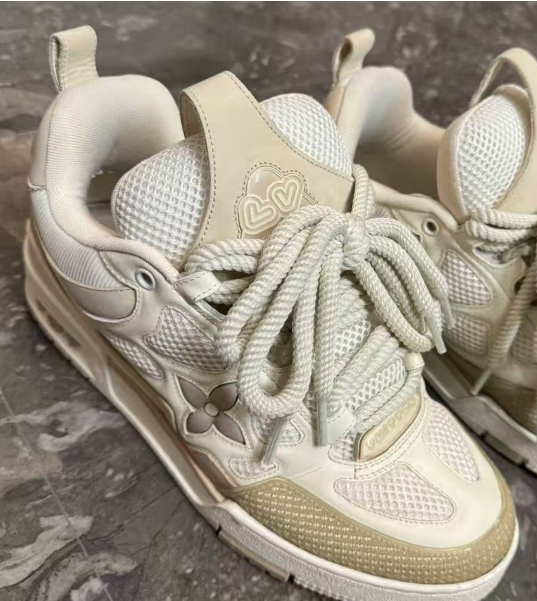 PK God Batch LOUIS VUITTON Skate Sneaker Beige White  review David Mensah 02