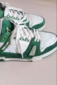 PK God Batch LOUIS VUITTON Trainer Green Cloth Surface VL1201 review Charles Dozier