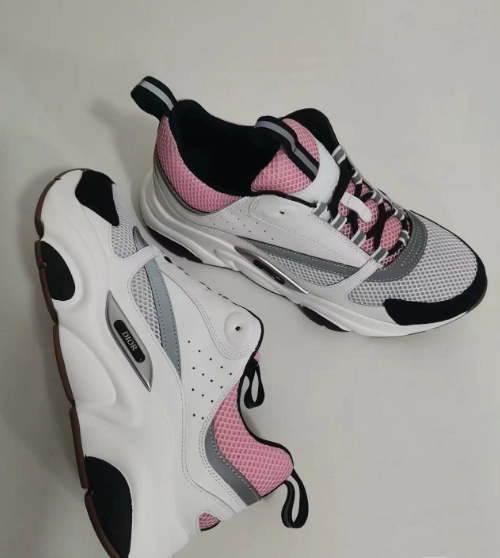 PK God Batch Dior Pink Gray 'B22' Sneakers Cream review 
