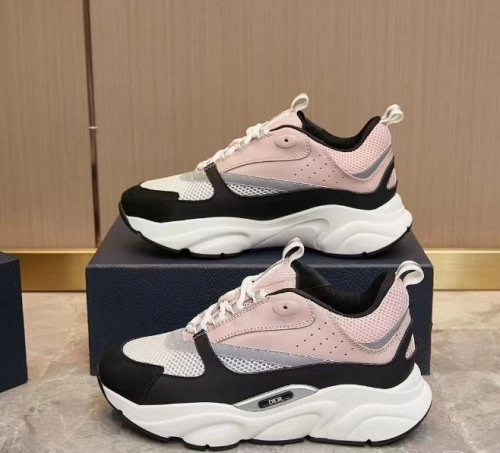 PK God Batch Dior Pink Gray 'B22' Sneakers Cream review 